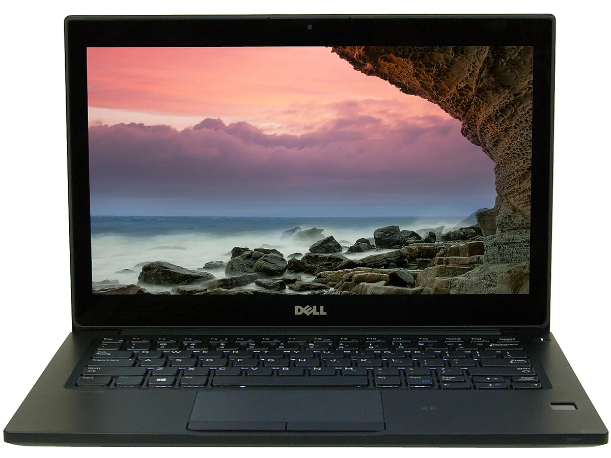 Refurbished Dell Latitude 7280, 12.5 inch HD screen, dark matte finish, compact business laptop