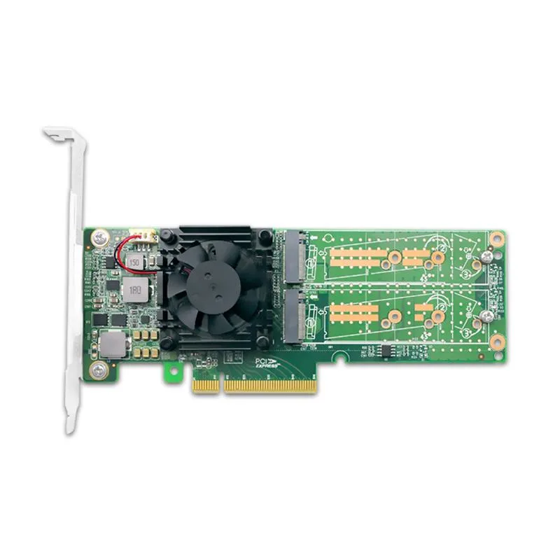 eshinreal eshinreal PCIe x8 to Quad M.2 NVMe Switch Adapter PLX8747 — תמונת המוצר