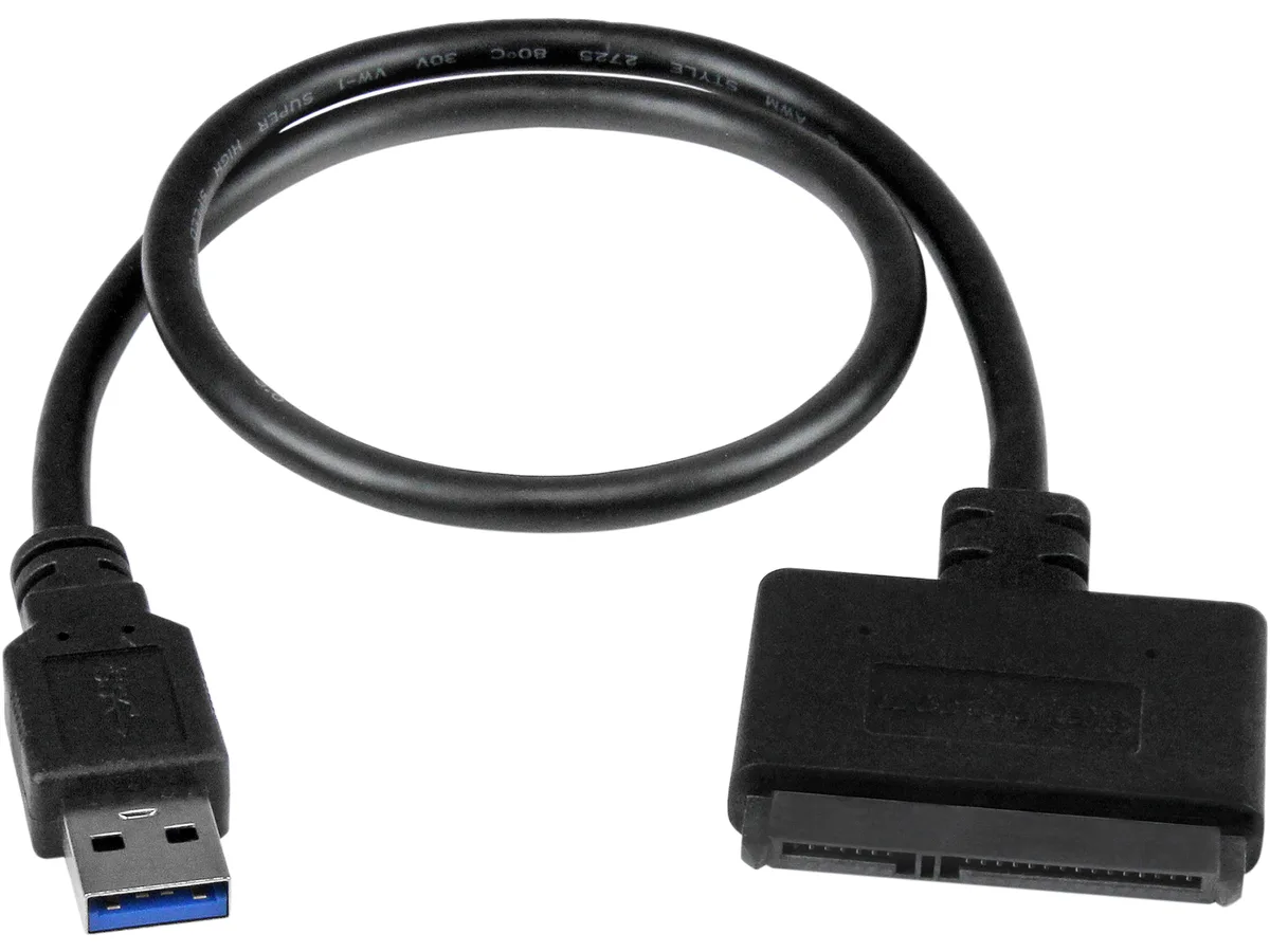 STARTECH STARTECH USB3S2SAT3CB USB 3.0 to 2.5" SATA III Hard Drive Adapter Cable — 商品照片