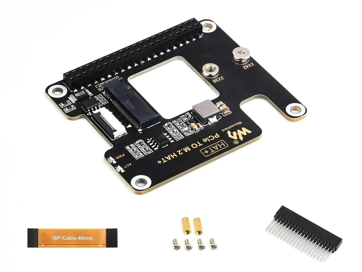 LORDWORLD LORDWORLD PCIe to M.2 Adapter for Raspberry Pi 5 2230 2242 — 제품 사진