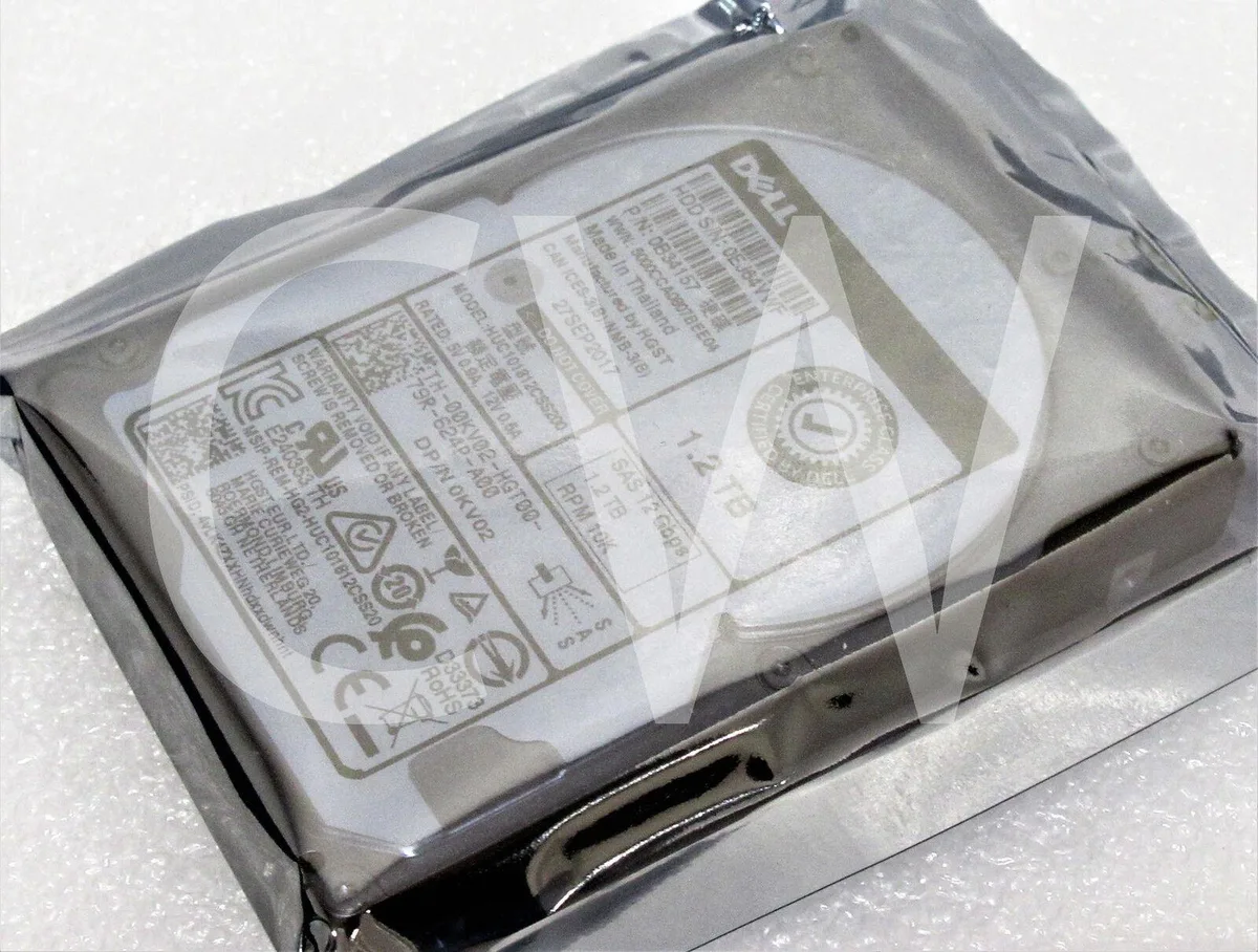 Silver 2.5 inch SAS hard drive with black caddy tray