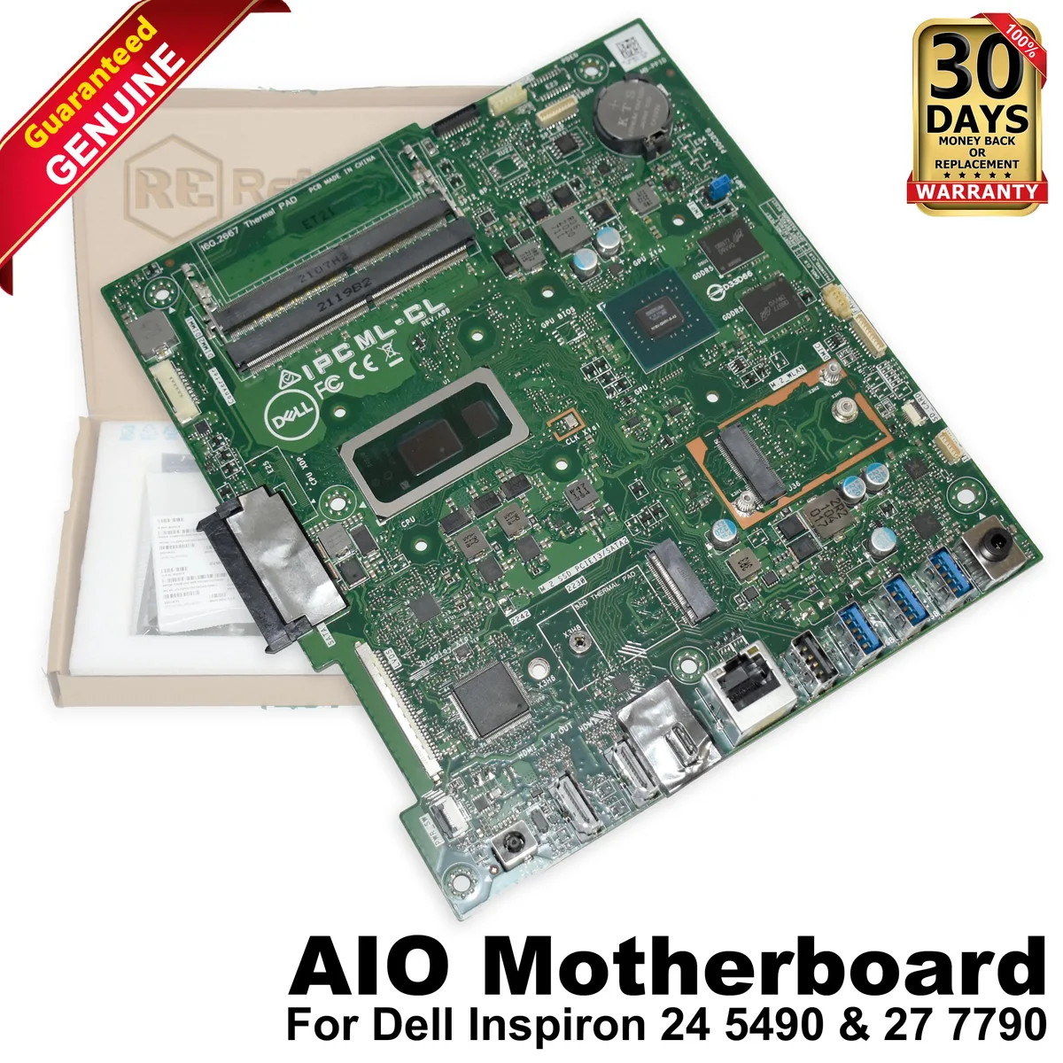 DELL DELL 8VMC5 Motherboard Inspiron 24 5490 27 7790 i5-10210U 1.6 4.2 Nvidia laptop replacement part — product photo