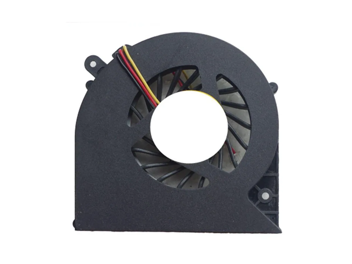 Black laptop CPU cooling fan with three-pin connector