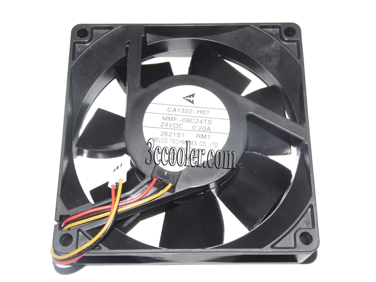 OEM Industries OEM Industries MMF-09C24TS RM1 9CM 24V 3-Pin Fan — תמונת המוצר
