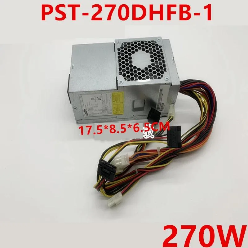 Compact TFX power supply unit in matte black finish