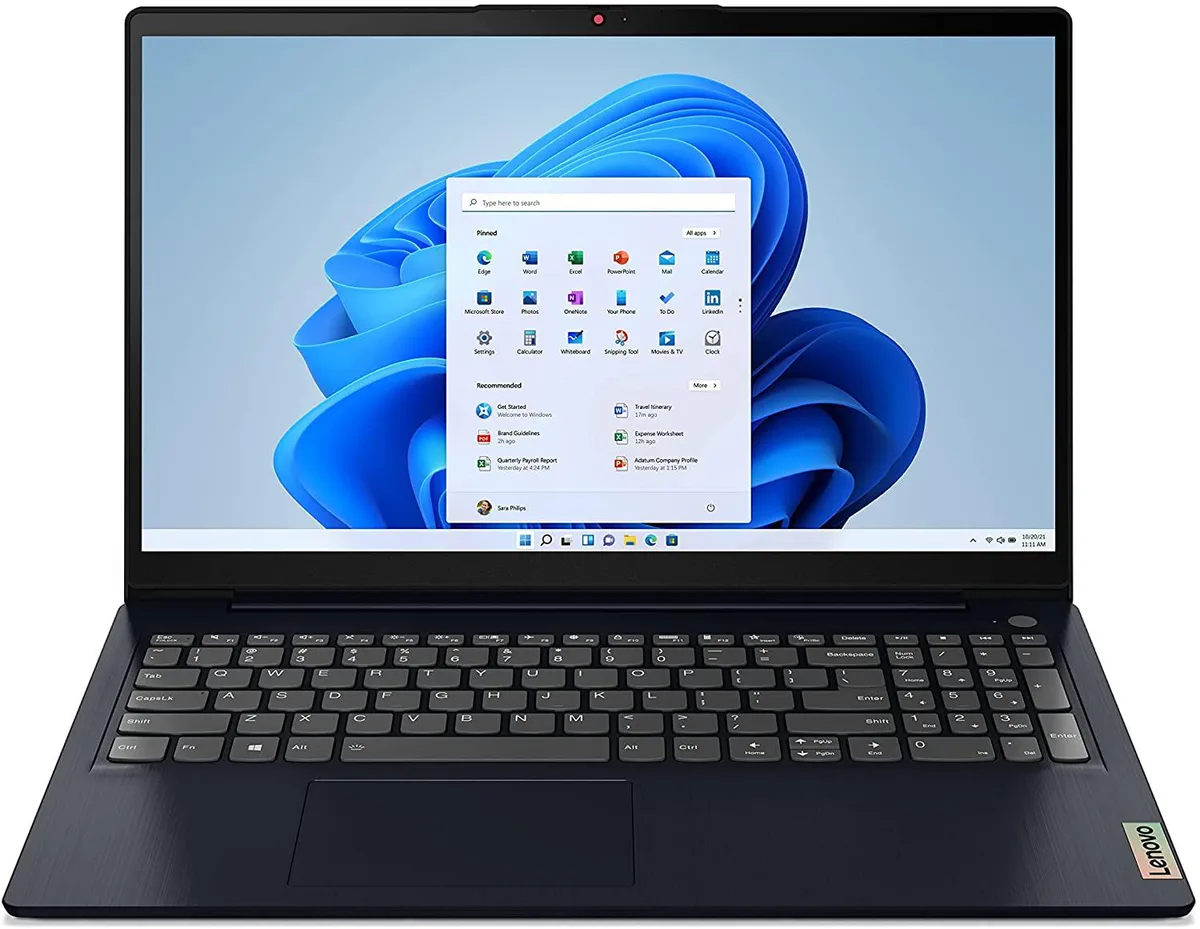 Lenovo IdeaPad 3 laptop in Abyss Blue finish with 15.6 inch display