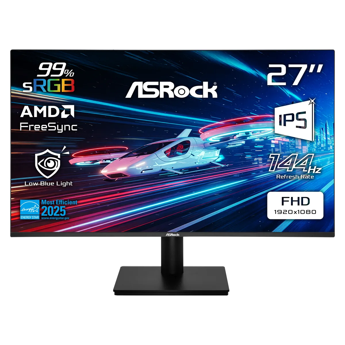 ASRock Phantom Gaming ASRock Phantom Gaming CL27FFB 27" 144Hz FHD IPS Gaming Monitor — product photo