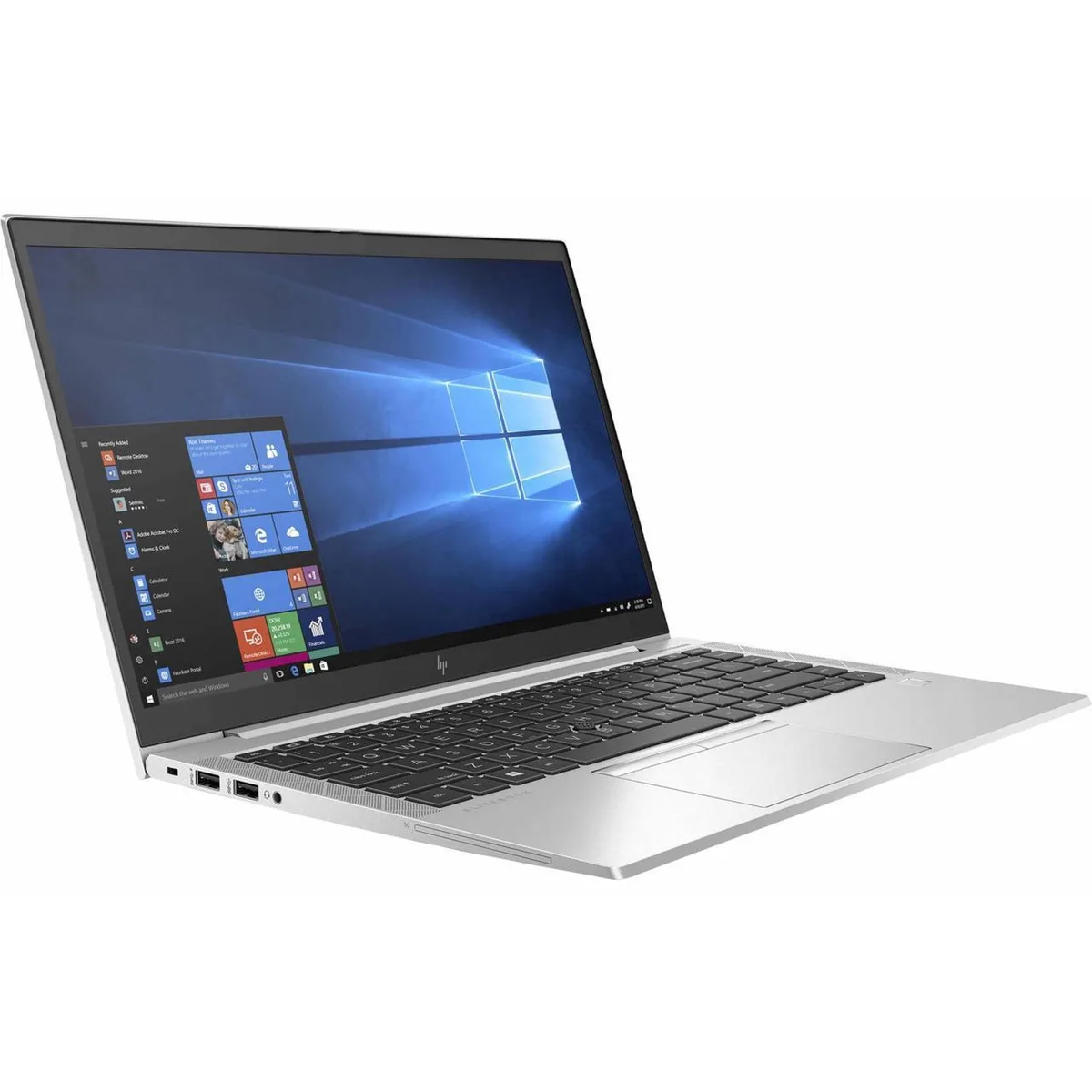 Silver 14-inch laptop with matte anti-glare screen, closed lid