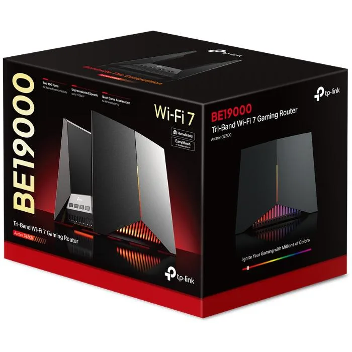 TP-Link TP-Link Archer GE800 BE19000 Tri-band Gaming 10 Gigabit Wireless Router — ürün fotoğrafı