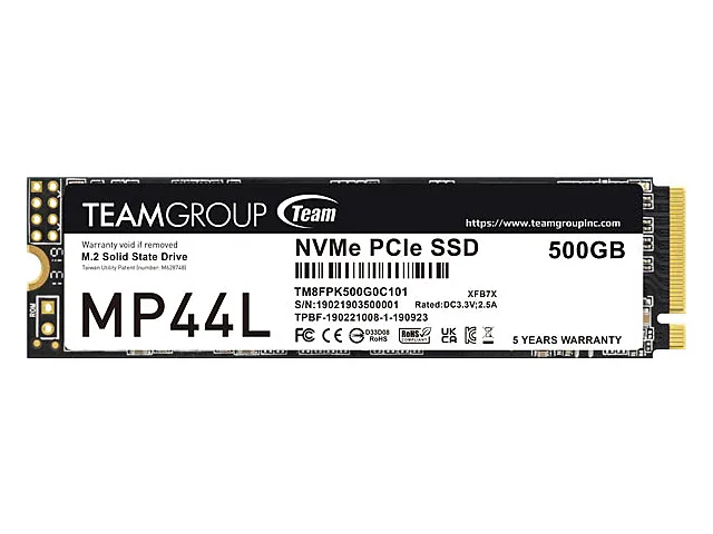 Green printed circuit board M.2 2280 SSD with graphene label