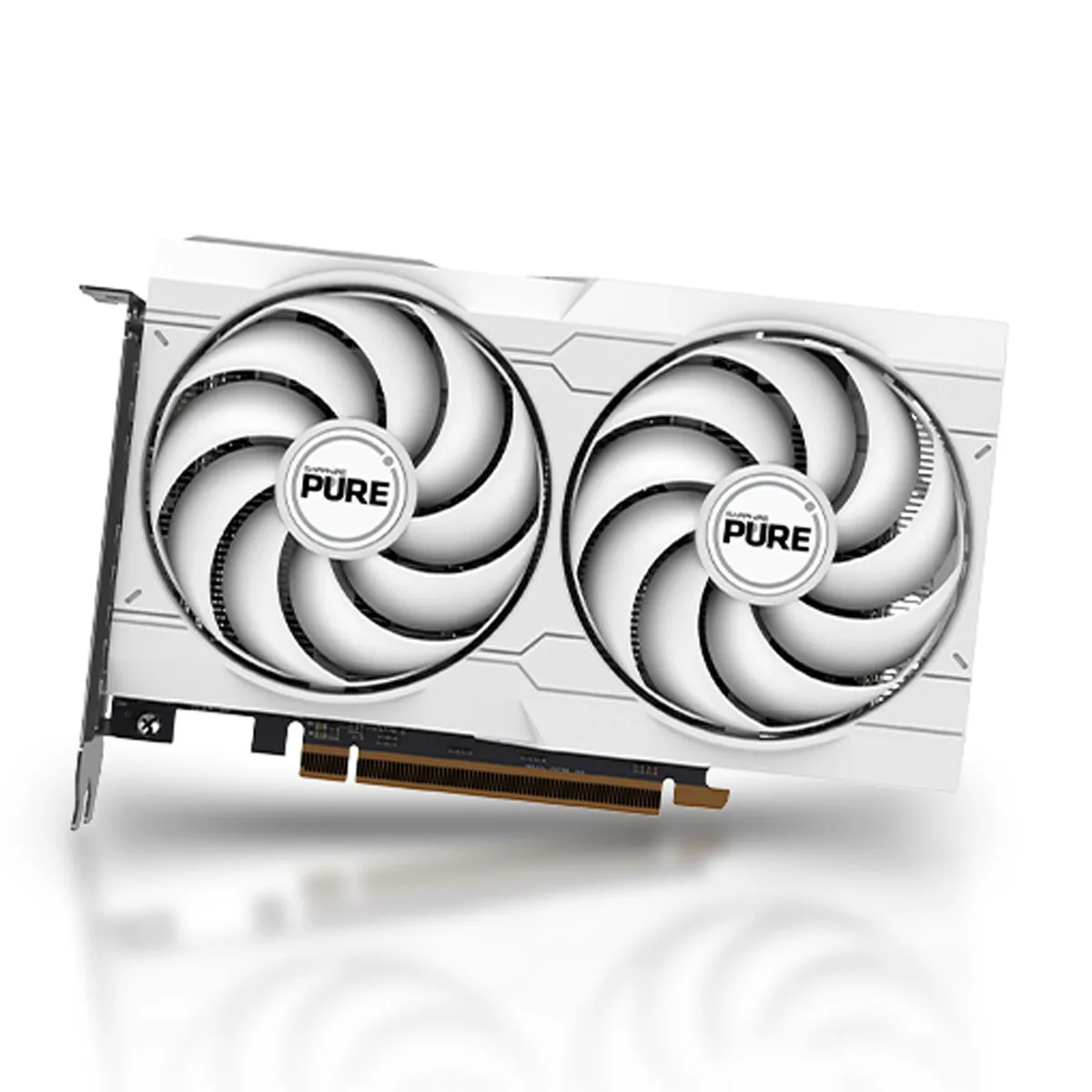 Sapphire Tech Sapphire Tech PURE Radeon RX 6600 8GB GDDR6 White graphics card — product photo