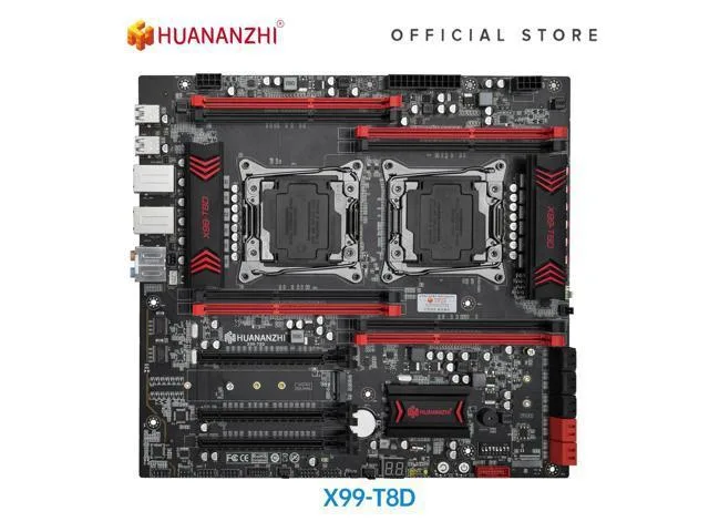 HUANANZHI HUANANZHI X99 T8D Dual CPU Intel motherboard — product photo