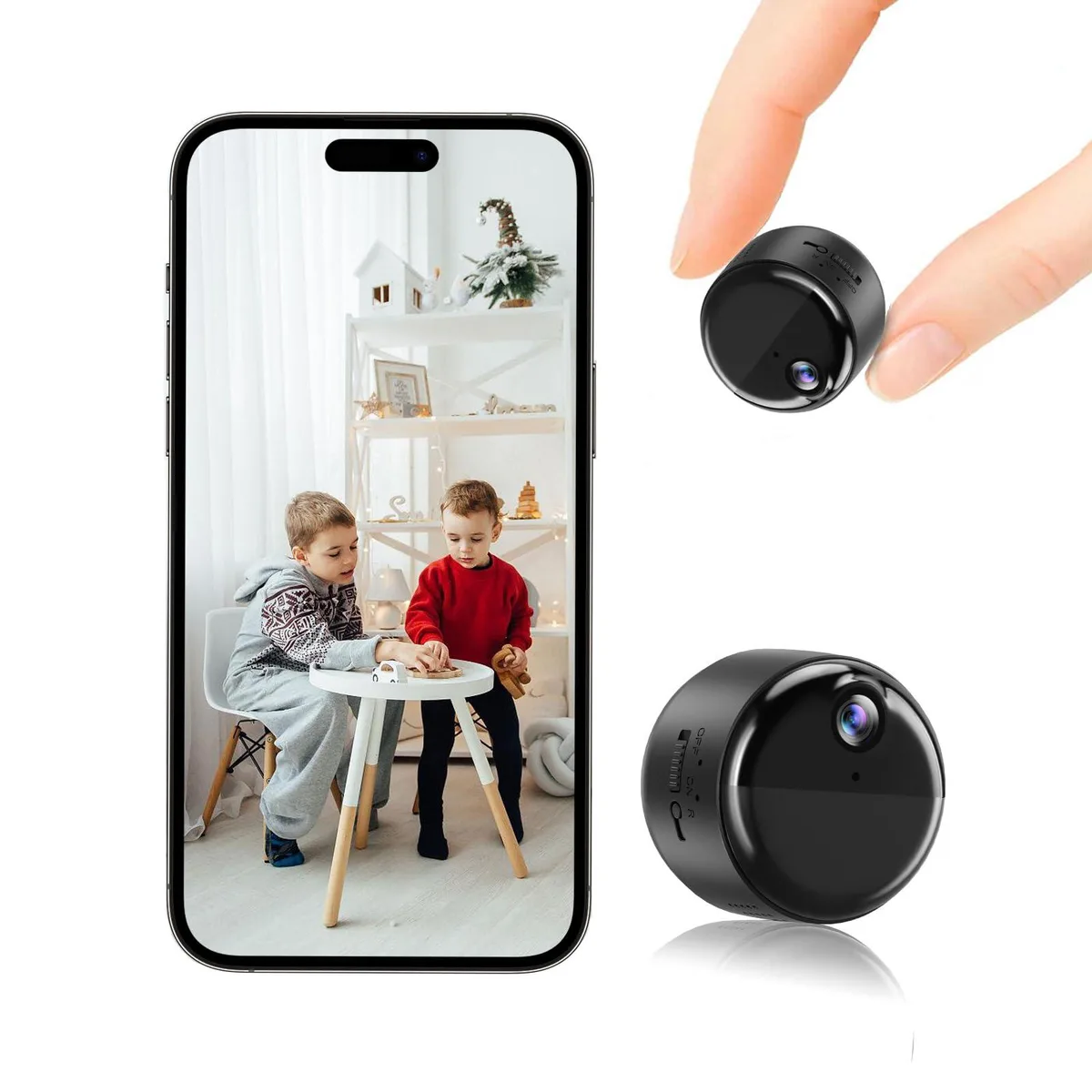  Clover C12 Mini 1080P Wireless Surveillance 60-Day Battery 5GHz Wi-Fi — fotografie produktu