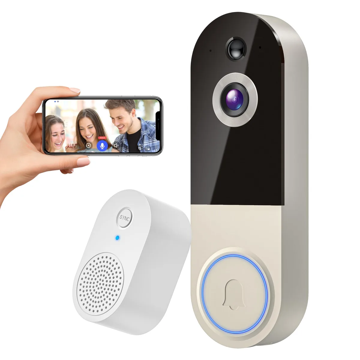  Ubiquiti Networks T52 1080p Wireless Doorbell Camera — preces foto