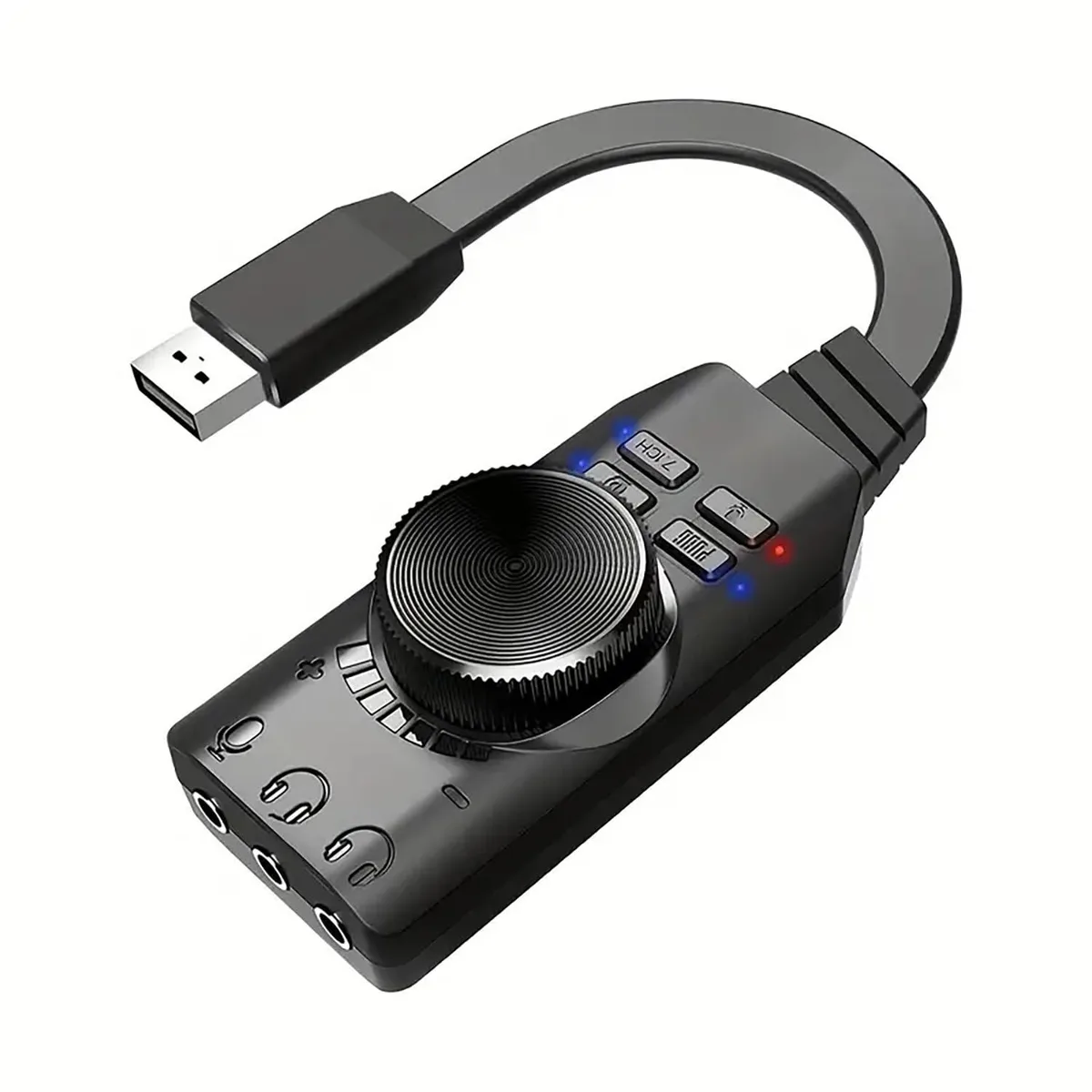  ULANSeN GS3 USB 7.1 Sound Card with PUBG Effects — 商品写真