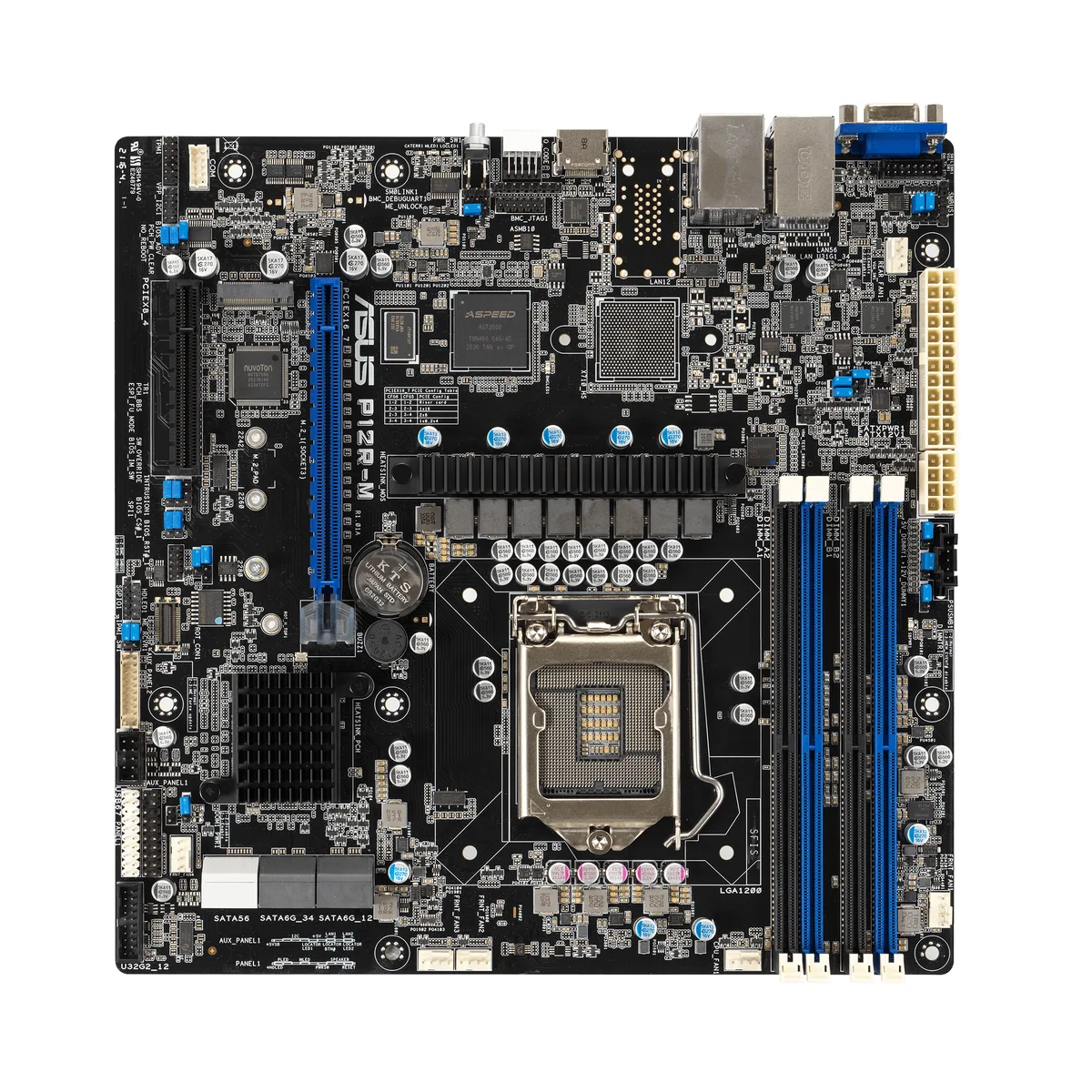 ASUS ASUS P12R-M LGA 1200 Micro-ATX server motherboard — תמונת המוצר