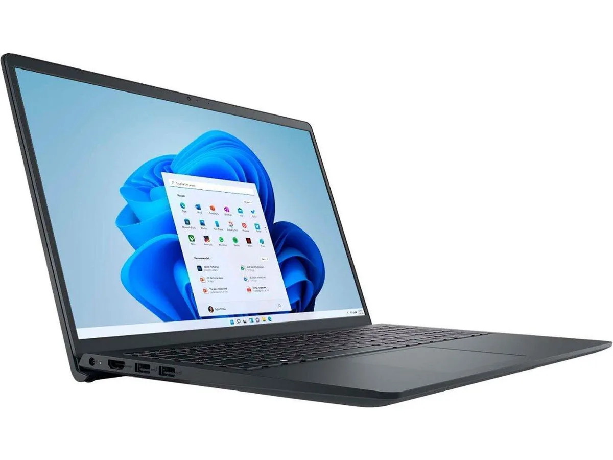 Carbon Black Dell Inspiron 3520 laptop 15.6 inch touchscreen closed lid