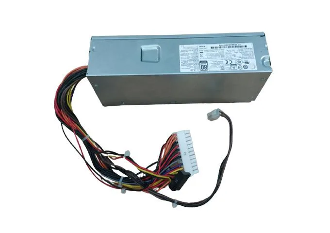 Rectangular ATX power supply unit, matte metal finish, 180W