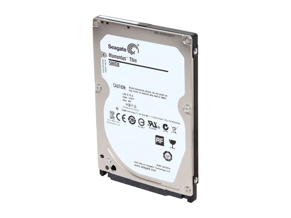 Seagate Seagate ST500LM021 500GB 7200 RPM 32MB SATA 6.0Gb/s 2.5" 7mm laptop hard drive — 商品写真