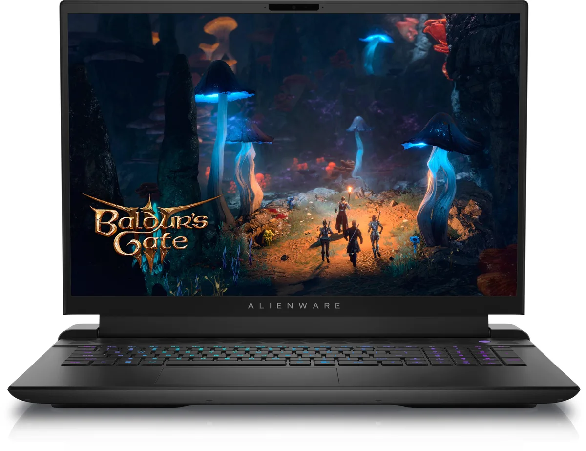 Black Alienware m18 R2 laptop 18.4 inch QHD+ non-touch screen