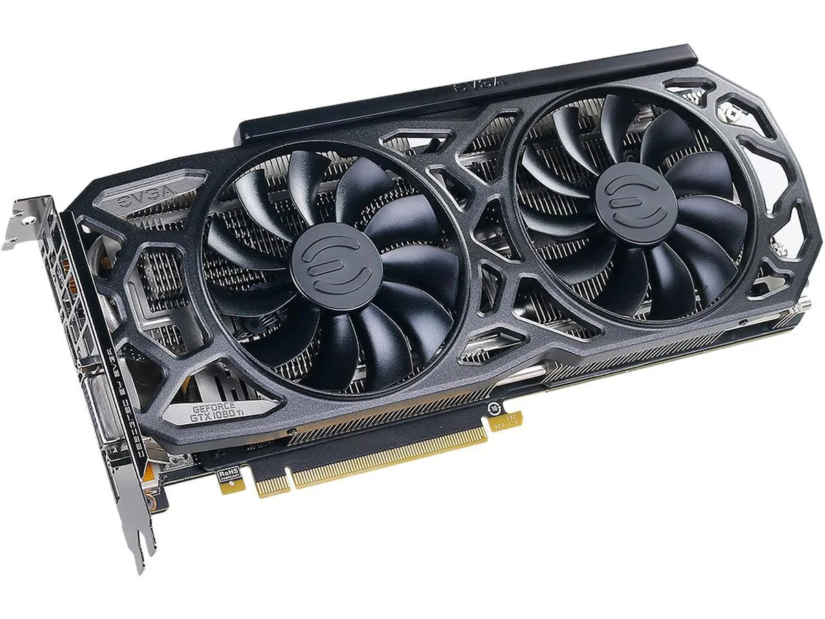 EVGA EVGA GeForce GTX 1080 Ti Black Edition graphics card — product photo