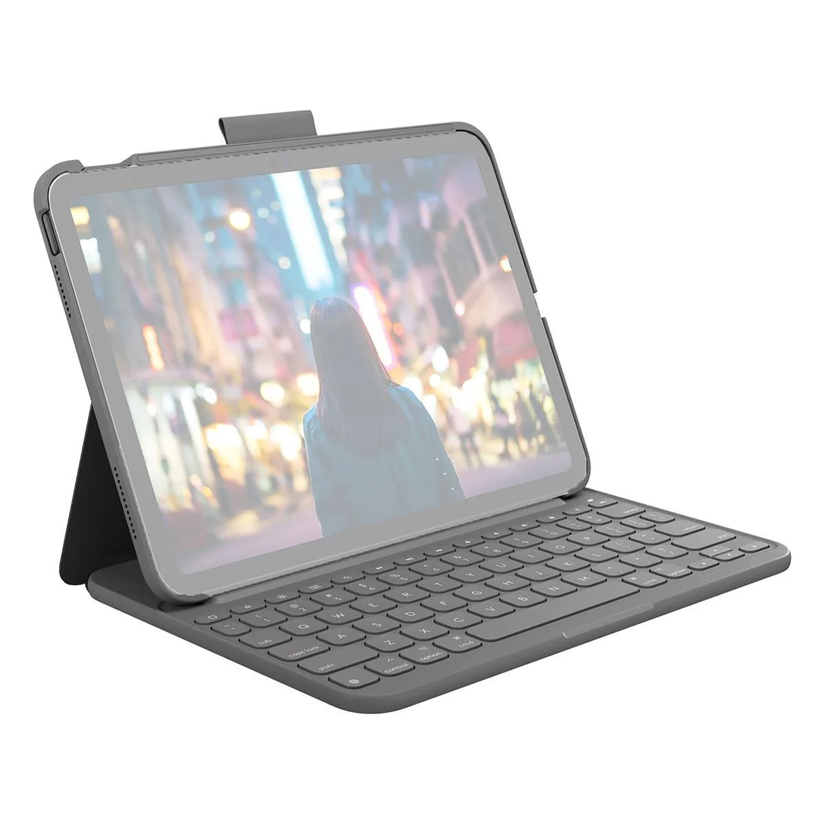 Logitech Logitech 920-011368 Slim Folio Keyboard Case Oxford Gray 10.9" iPad 10th Gen — zdjęcie produktu