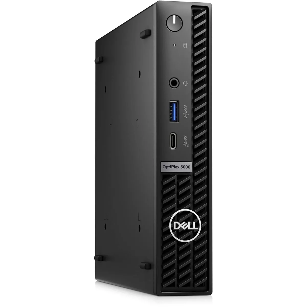 Small black Dell OptiPlex 5000 USFF desktop PC