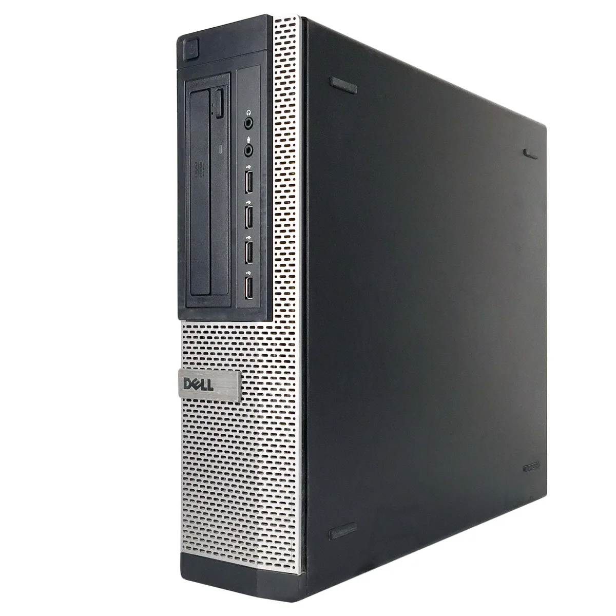 Black and silver Dell OptiPlex 790 desktop tower