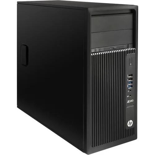 HP HP Z2 240 Tower Workstation Xeon E3-1225 v5 3.3 GHz 8 GB DDR4 256 GB SSD 1 TB HDD Windows 11 Pro Desktop PC — photo du produit
