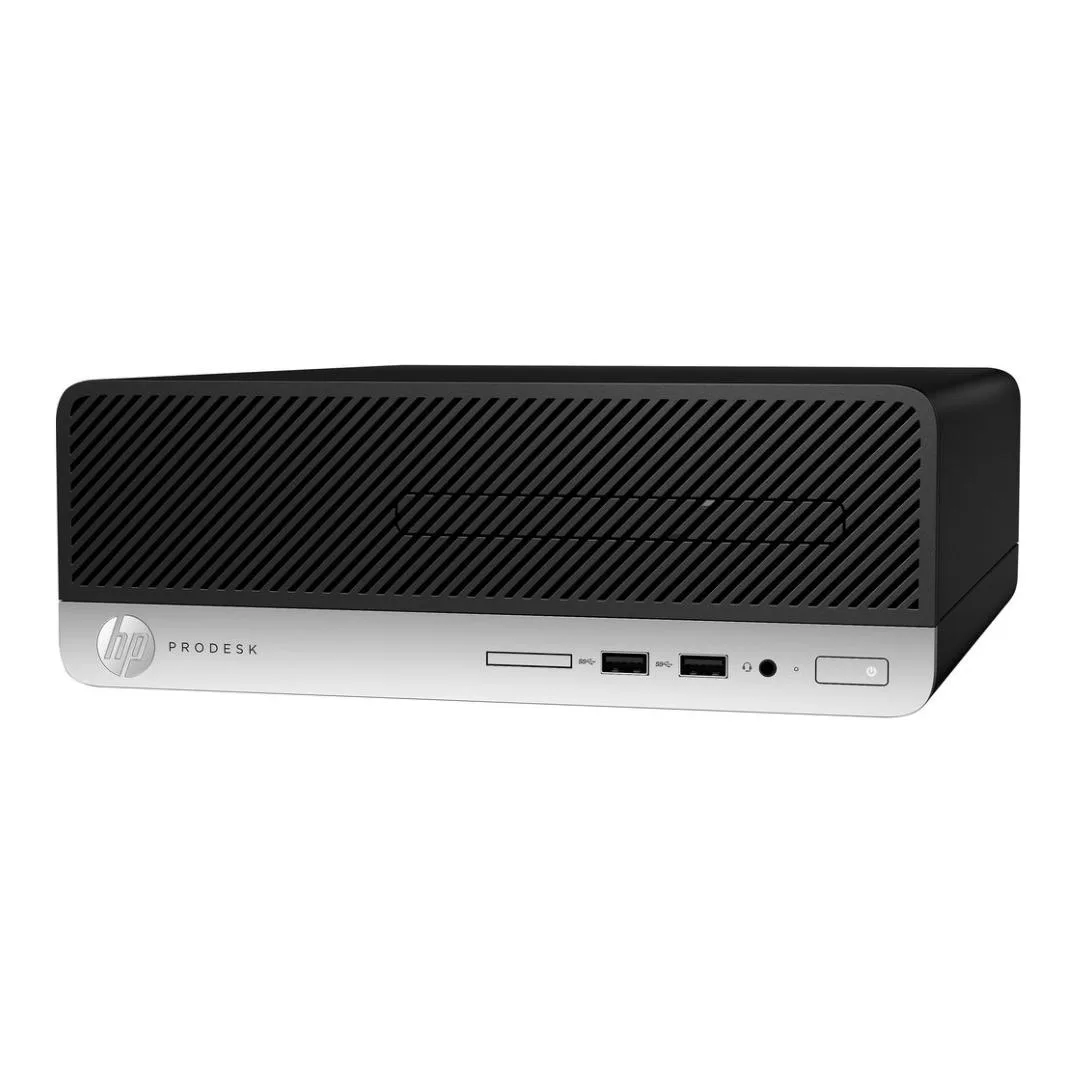 Small black desktop tower, compact business form factor