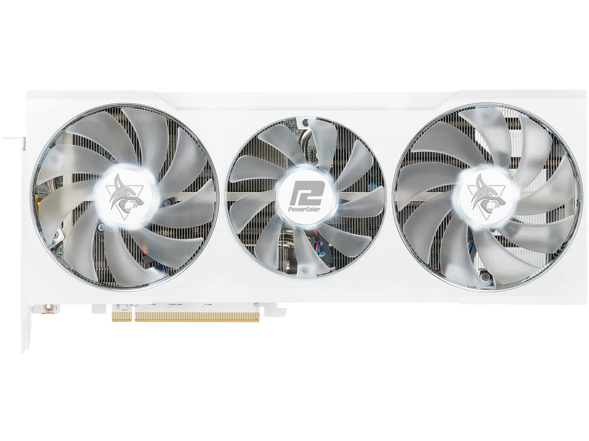 PowerColor PowerColor 6700XT 12GBD6-3DHLV2 Hellhound Spectral White graphics card — photo du produit