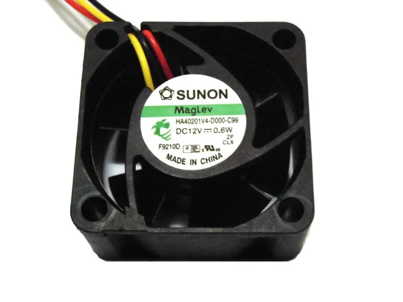 Zyvpee Zyvpee HA40201V4-D000-C99 40×20 mm 12 V 0.6 W 3-wire Maglev case fan — foto do produto