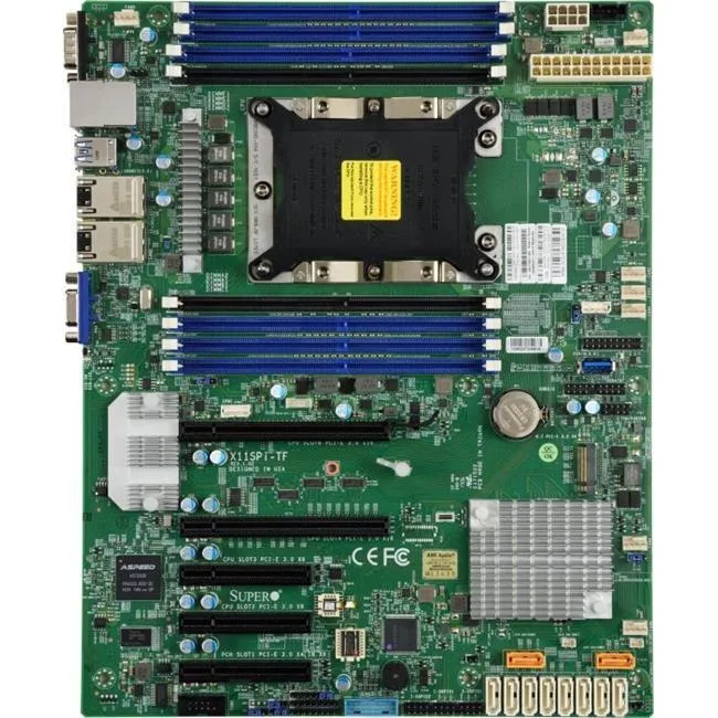 Supermicro Supermicro MBD-X11SPI-TF-B Xeon Single Socket S3647 C622 server motherboard — fotografia produktu