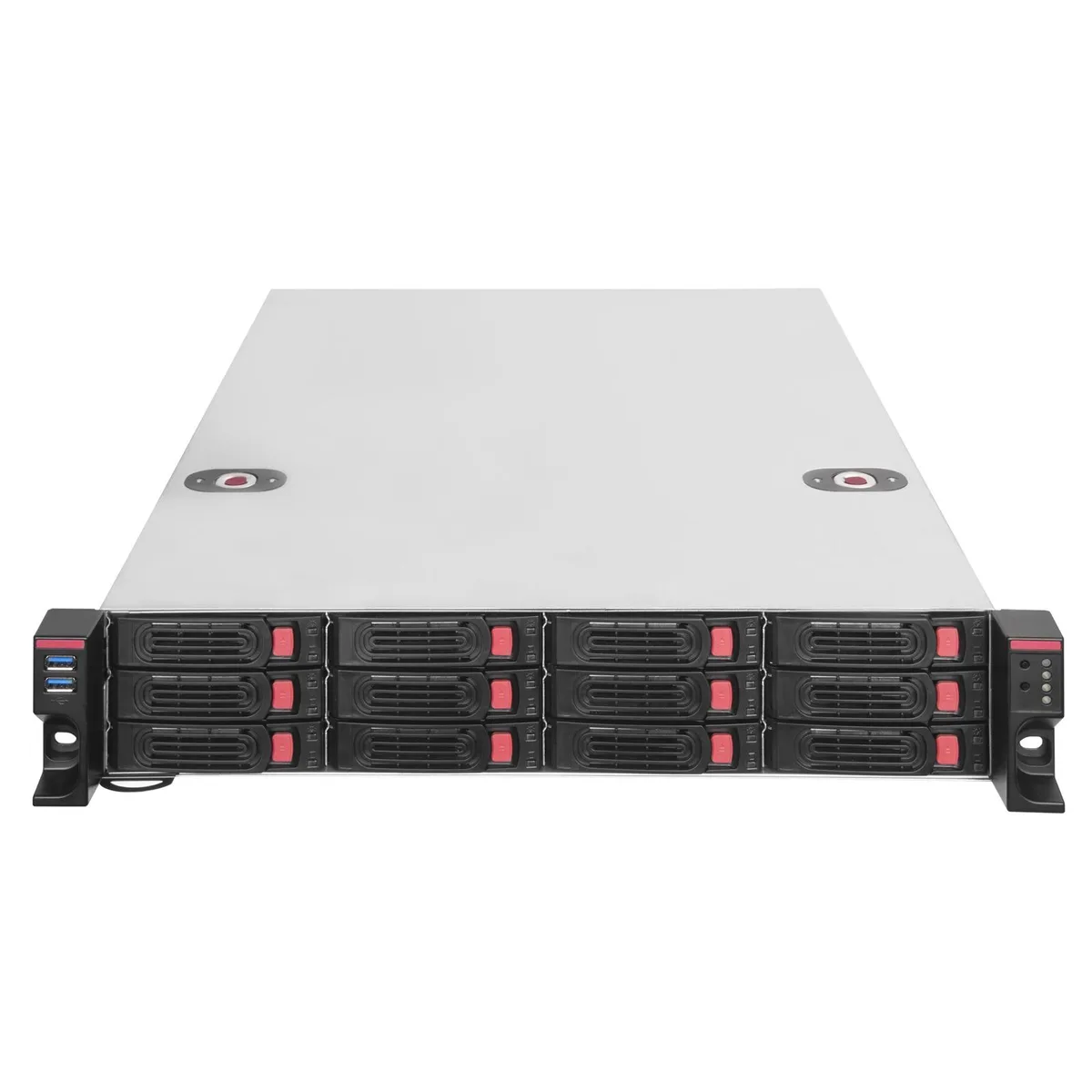 Silverstone Silverstone RM22-312 2U 12-bay 2.5" / 3.5" server chassis — صورة المنتج