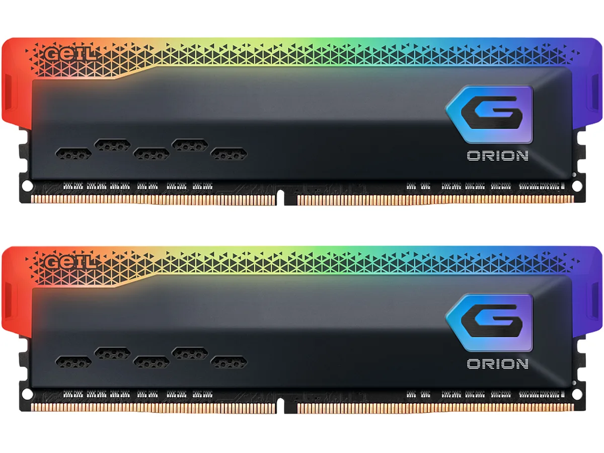 GeIL GeIL GAOSG416GB3200C18ADC ORION RGB 16GB DDR4 3200 desktop RAM — product photo