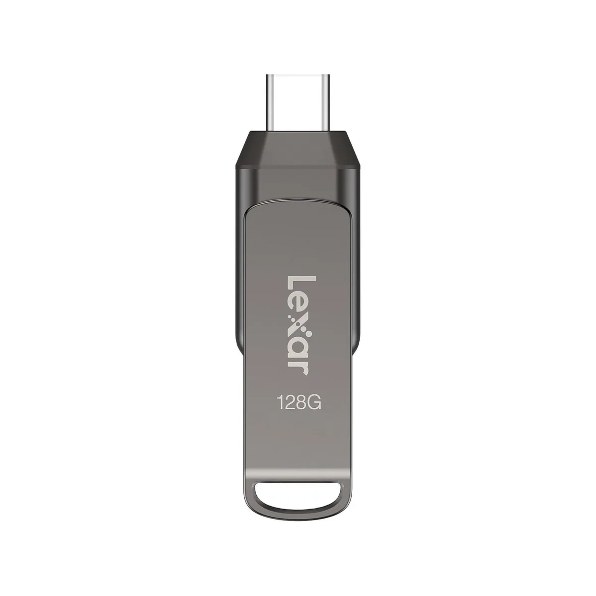 Lexar Lexar JumpDrive D400 Dual 128GB USB 3.1 Flash Drive Titanium — tuotekuva