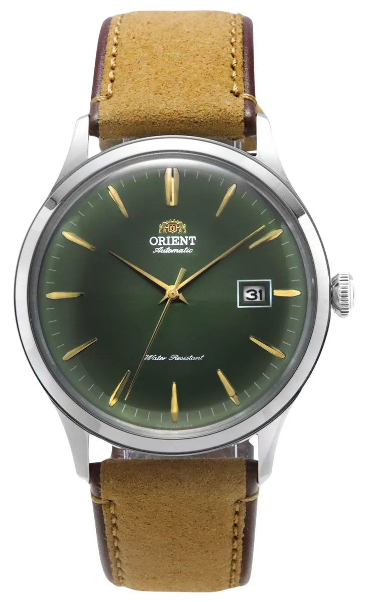 Orient Orient Bambino Version 4 Green Dial Automatic 42.00 mm Leather Watch — fotografia produsului