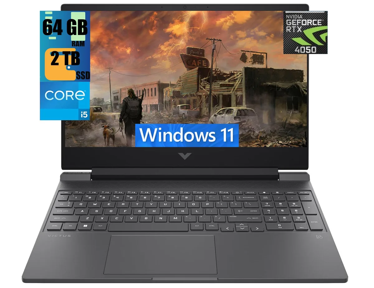 HP Victus 15 gaming laptop in Raider Gray finish