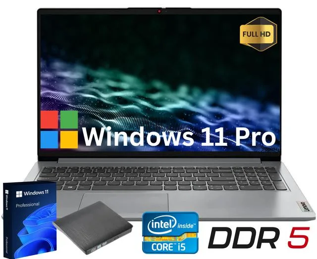 Lenovo Lenovo IdeaPad Slim 3i laptop 15.6" i5-1335U 16GB DDR5 1TB NVMe Windows 11 Pro Grey — product photo