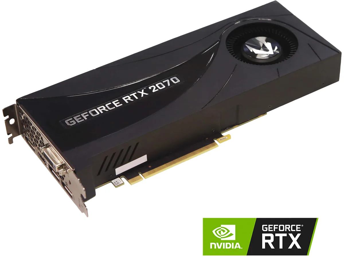 ZOTAC ZOTAC GeForce RTX 2070 ZT-T20700A-10P graphics card — fotografia produktu