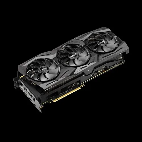 ASUS ROG Strix RTX 2080 Ti triple-fan graphics card with LED lighting
