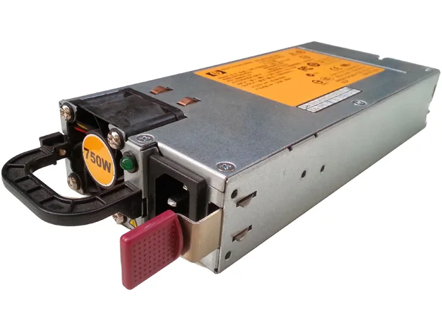 HP 511778-001 750 W proprietary power supply, metal casing, hot-plug design
