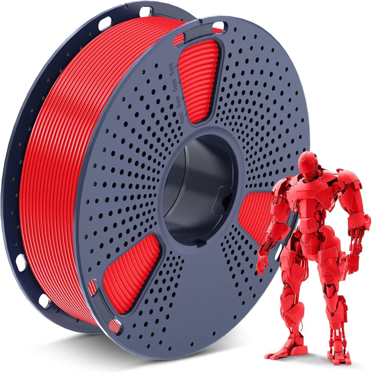 BFKK BFKK PLA 3D Printer Filament 1.75mm Red 1kg — ภาพสินค้า