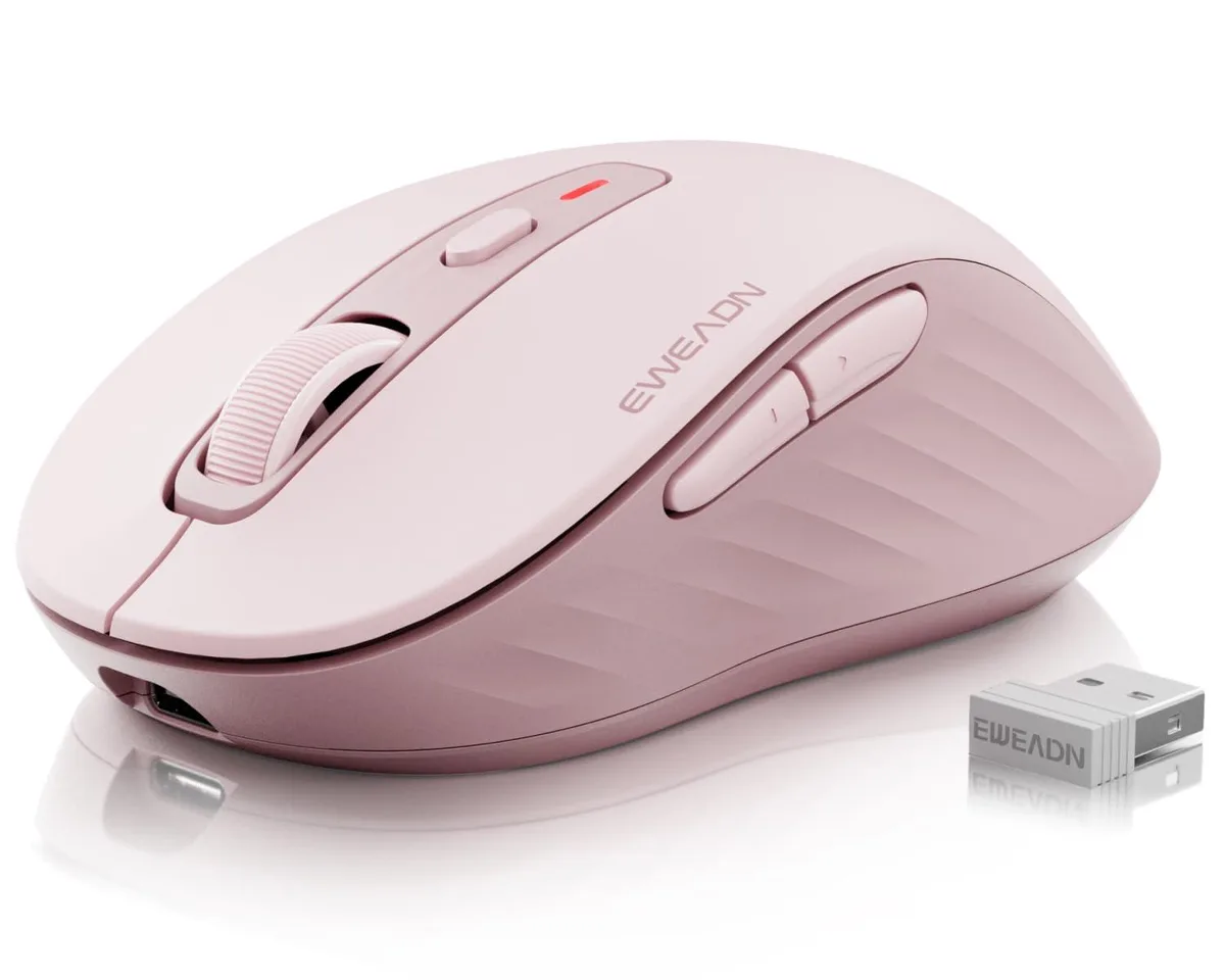 Right-handed black gaming mouse, 16 buttons, optical sensor