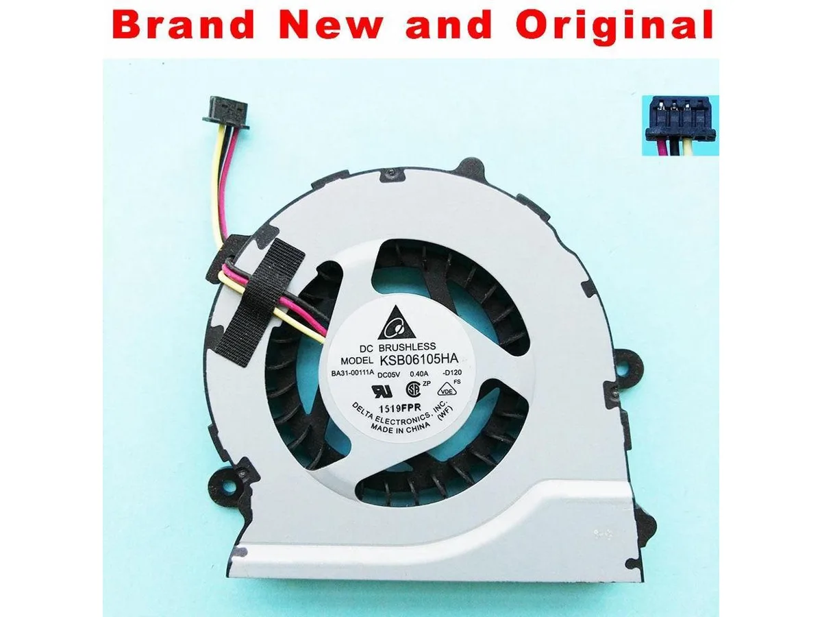 Fans Fans CPU cooler Samsung BA31-00111A KSB06105HA DC05V 0.40A D120 — foto del producto
