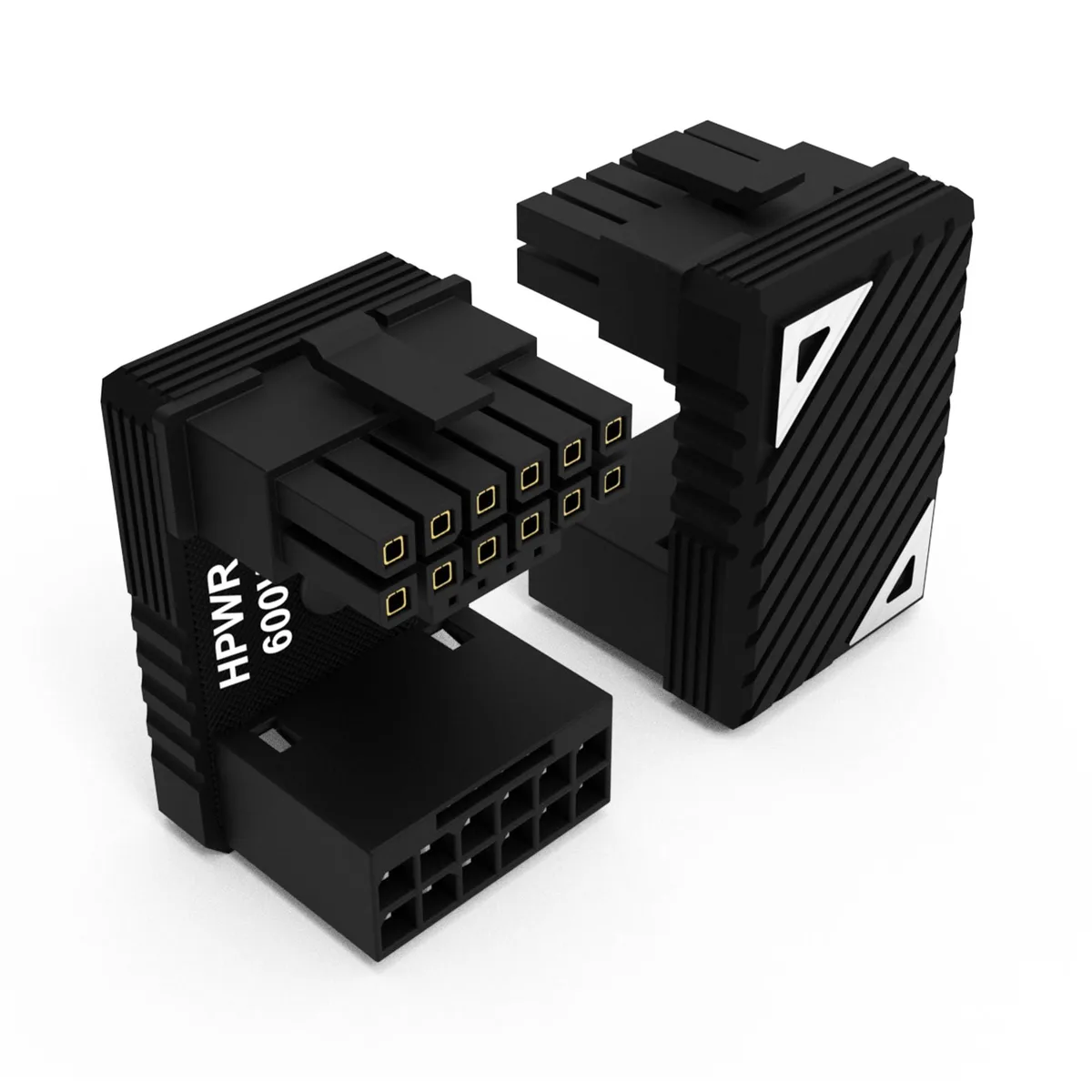 Vszerda Vszerda 12VHPWR 12+4 Pin 180° Adapter Connector Z Black — product photo