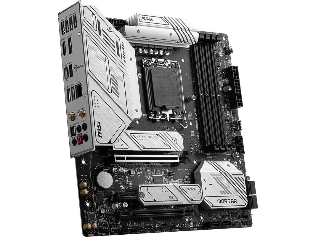 MSI MSI MAG B760M MORTAR MAX WIFI Intel motherboard — product photo