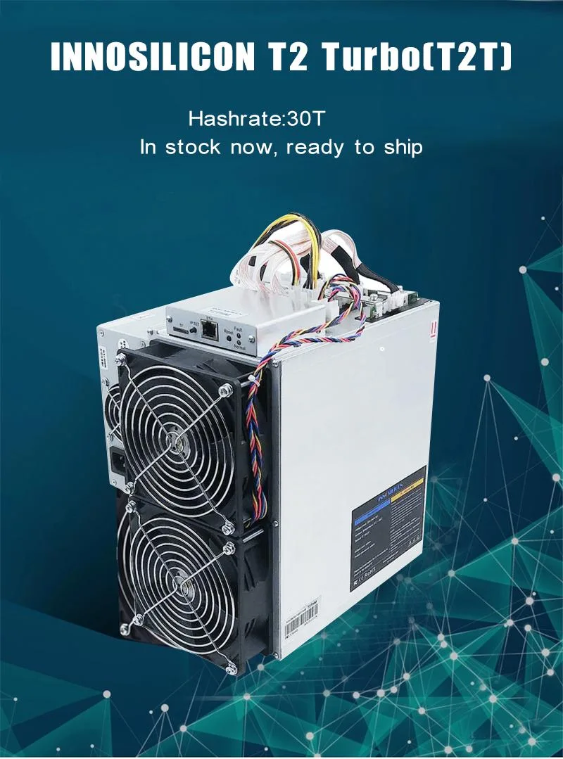 AFRNDK AFRNDK Innosilicon T2T 30T SHA-256 ASIC miner double tube — photo du produit