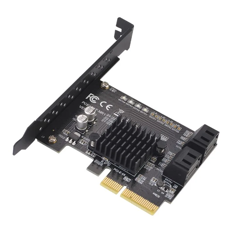 weastlinks weastlinks 4-Port SATA III RAID Expansion Card Marvell 88SE9230 — produktbild