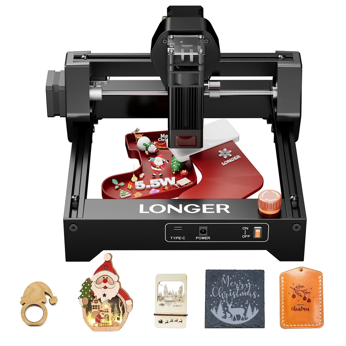 LONGER LONGER Ray5 mini 5.5W Laser Engraver 130×130mm — ภาพสินค้า